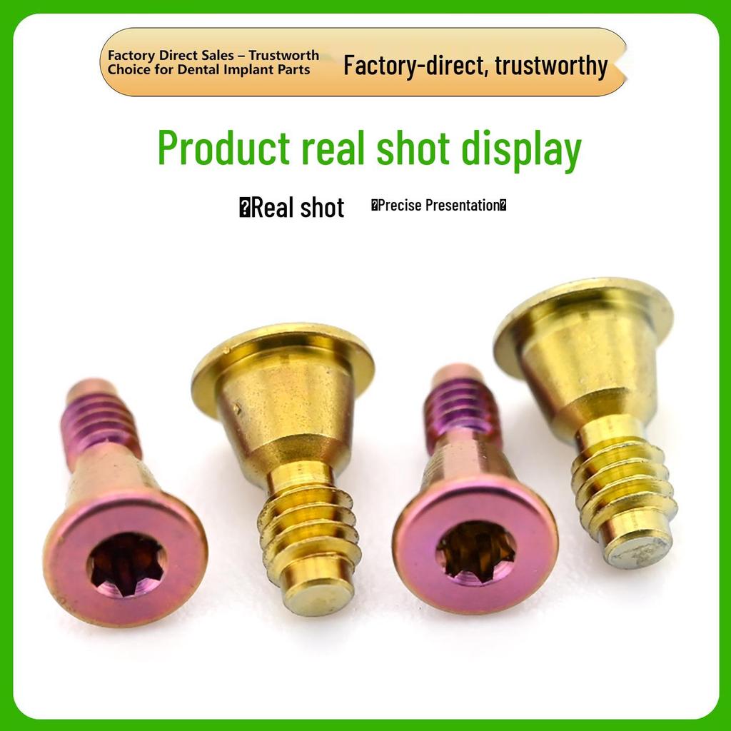 Compatible Seal Screw for Nobel Implants: Abutment, Transfer Post, Impression Cap & Rod