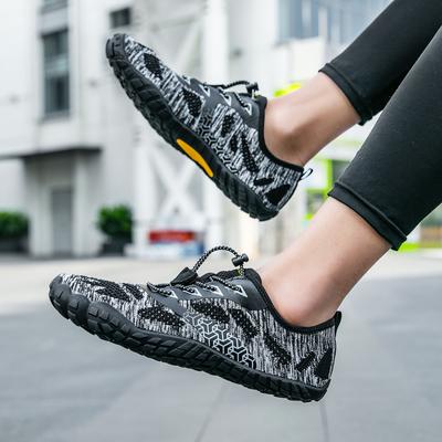 1 par de zapatos descalzos con punta ancha para mujer y hombre, transpirables, para caminar, escalar, luchar, correr en senderos, zapatillas unisex