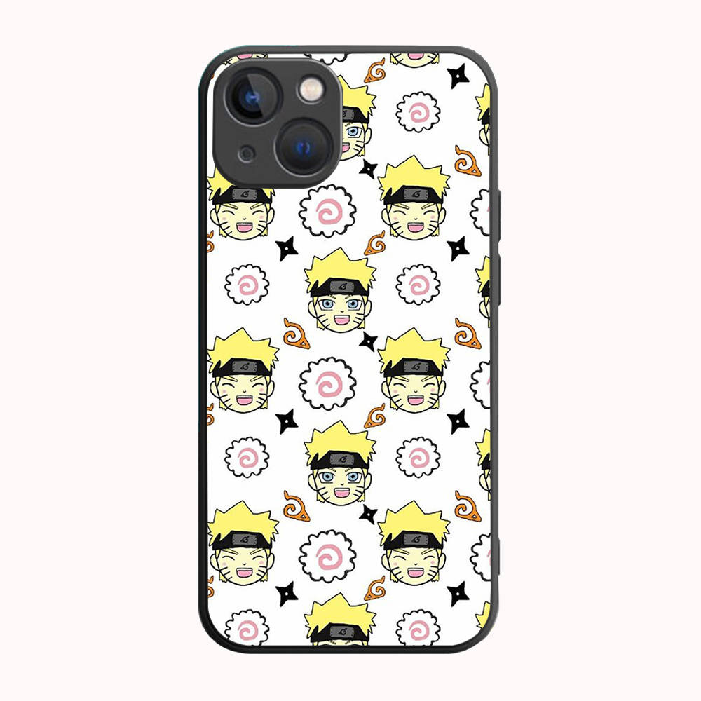 B-34 Naruto Černé pouzdro pro Samsung S24 S23 S22 S21 S20 FE S10 Lite Ultra S7 S8 S9 Plus A05S A11 A12 A13 A15 A22 A24 A25 A32 A52 A71 5G