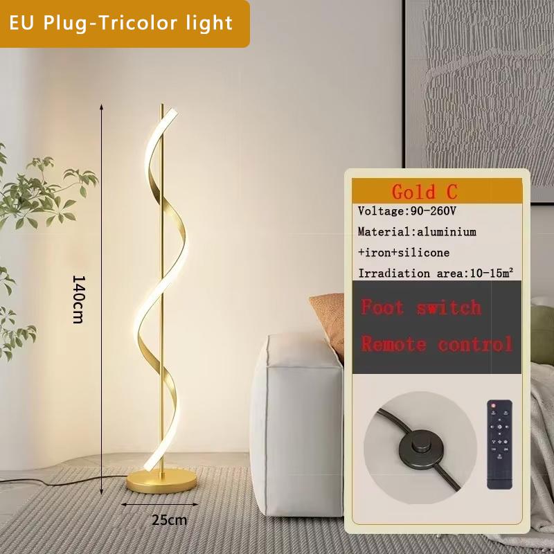 Modern LED Floor Lamp Gold White Dimmable Decorative Lighting For Living Room Bedroom Bedsideside Study Room Interior luminaries