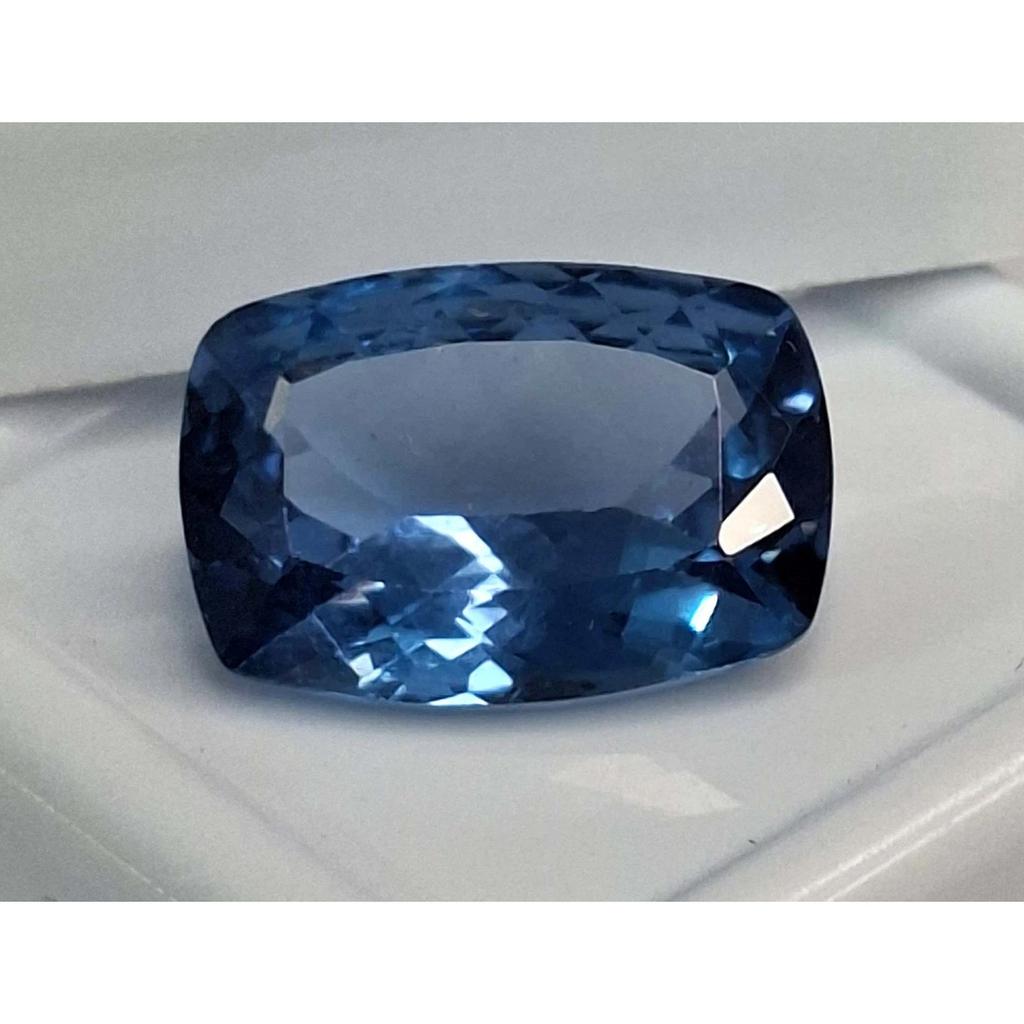 Natural Blue Aquamarine 8-10 Ct Cushion Certified Stunning Loose Gemstone