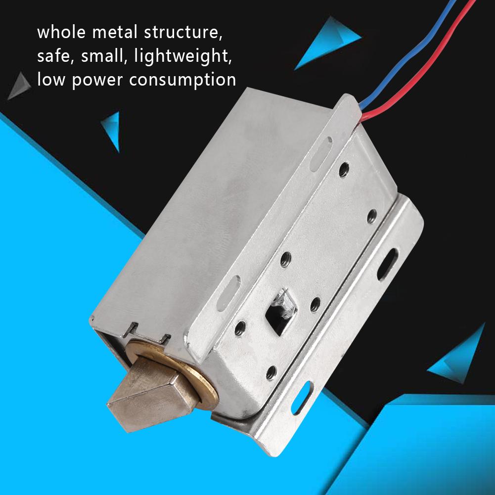 DC 12V Small Size Solenoid Electromagnetic Electric Control Cabinet Drawer Lock
