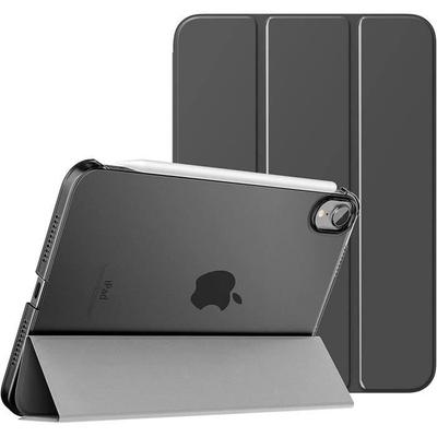 Schutzhülle - für iPad mini 6 - 2021 - Schwarz - Kratzfest - Ständer Automatische Aufweck-/Schlaf-Funktion