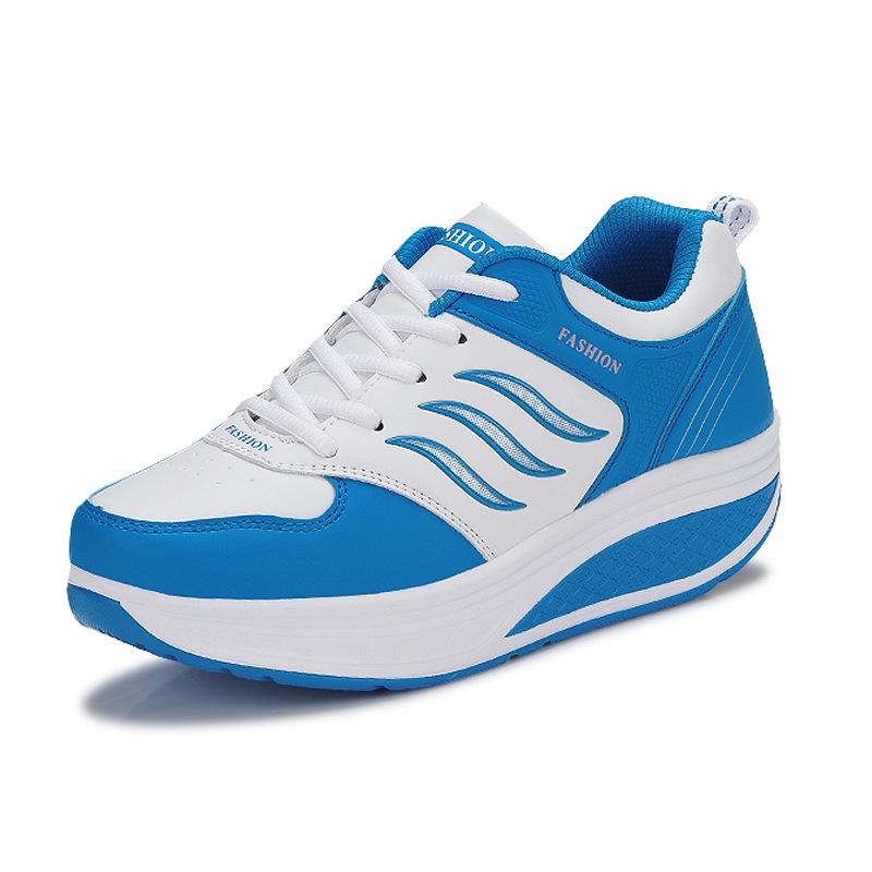 

Женская спортивная обувь Leather Noodles на весну и осень 37 синий