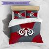 Mainz FC Printed 3PCS Bedding Set Breathable Duvet Cover with Pillowcases Decorative Bed Linen for Bedroom Home