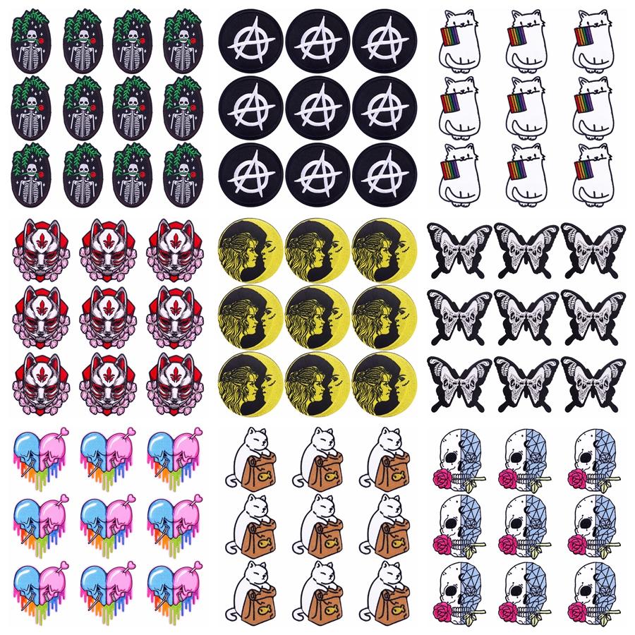 

10 шт./лот, оптовая продажа, вышивка, железные нашивки для одежды, нашивки для одежды, куртки, декор, аппликация, принадлежности для шитья