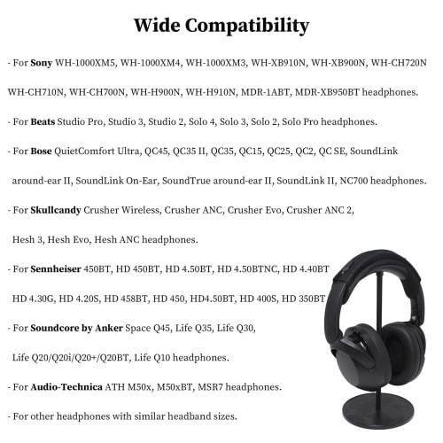 Adhiper Elastic Headband Cover for Wide Compatible Headphones: Anker Soundcore Q30, Q45, Sony WH-1000XM5, WH-1000XM4, WH-1000XM3, MDR-1A, WH-XB910N, A