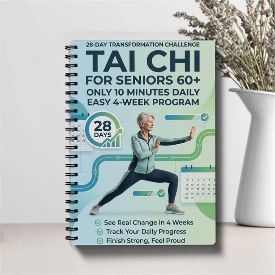 Tai Chi Gehen für Senioren: Ein 28-Tage-sanfter Tai-Chi-Plan für Gleichgewicht, Stabilität, Gesundheit und Bewegung