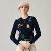 Zhaojun Women's 2025 A/W 100% Cashmere Round Neck Knit Sweater