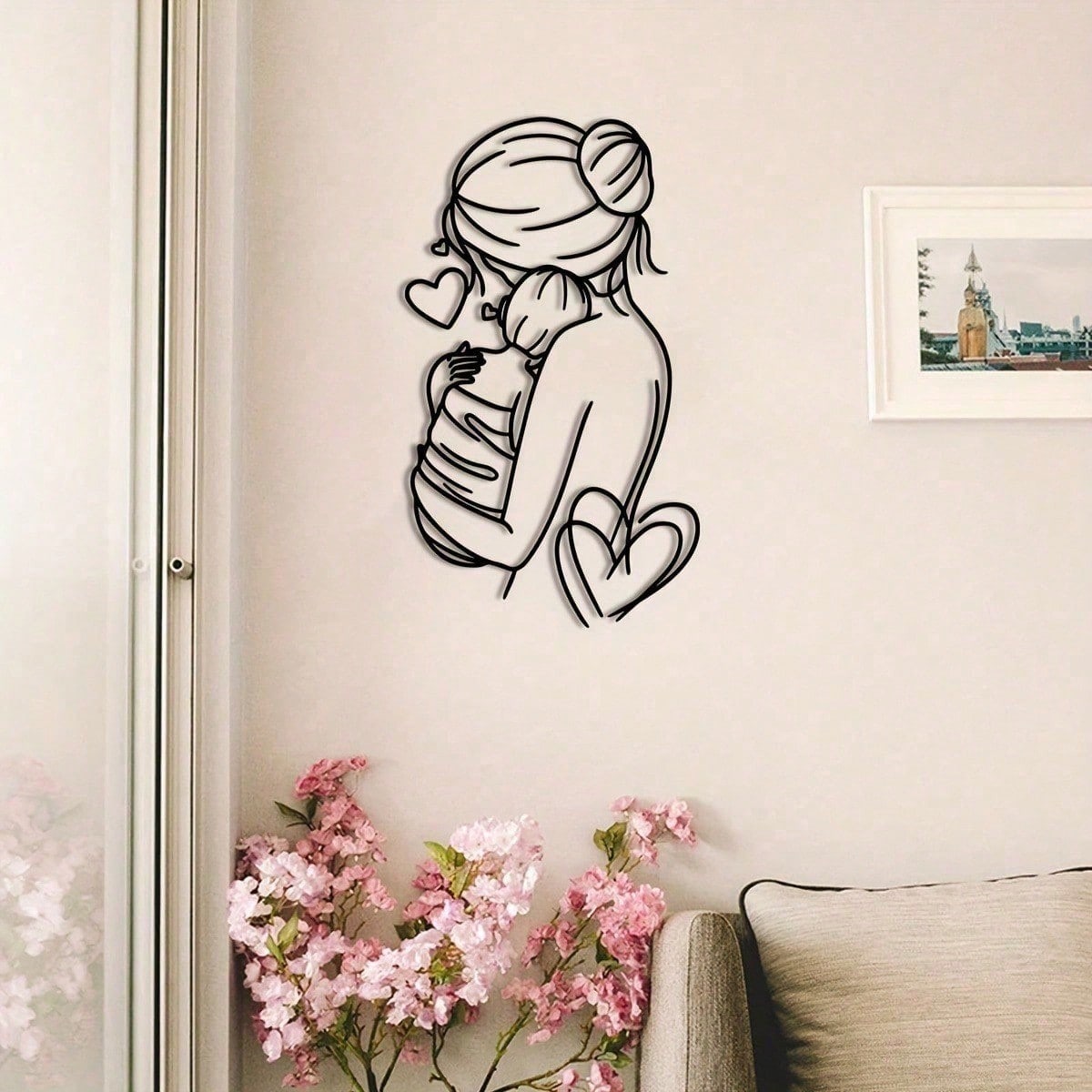 Wrought Iron Wall Art Home Decor Metal Wall Cross Gift for Easter