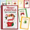 Creative Gift Present for Christmas Merry Card Holder Book, DIY Spiral Bound Display Book Booklet, Xmas Gifts Family, Friends, Celebrations