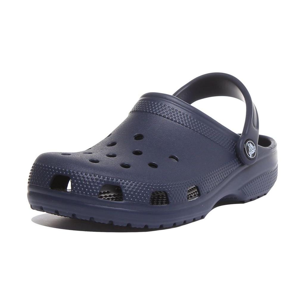 Crocs Classic Clog Comfortable Versatile Non-Slip Durable Childrens Sandals Kids Sandals Deep-Blue 206991-410