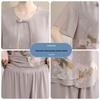 Qiufuro Mid-Aged Women's Chinese Style Chiffon Summer Set