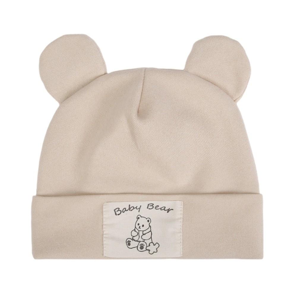 Windproof Beanies Bonnet Cute Bear Ear Ear Protection Cap New Pullover Hat  Autumn Winter