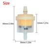 10pcs Universal Motorcycle Fuel Filter Motorcycle Engine Inline Carb Gasoline Fuel Gas Filter Motorbike Motor Oil Filters