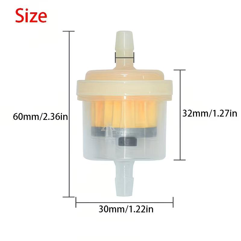 10pcs Universal Motorcycle Fuel Filter Motorcycle Engine Inline Carb Gasoline Fuel Gas Filter Motorbike Motor Oil Filters