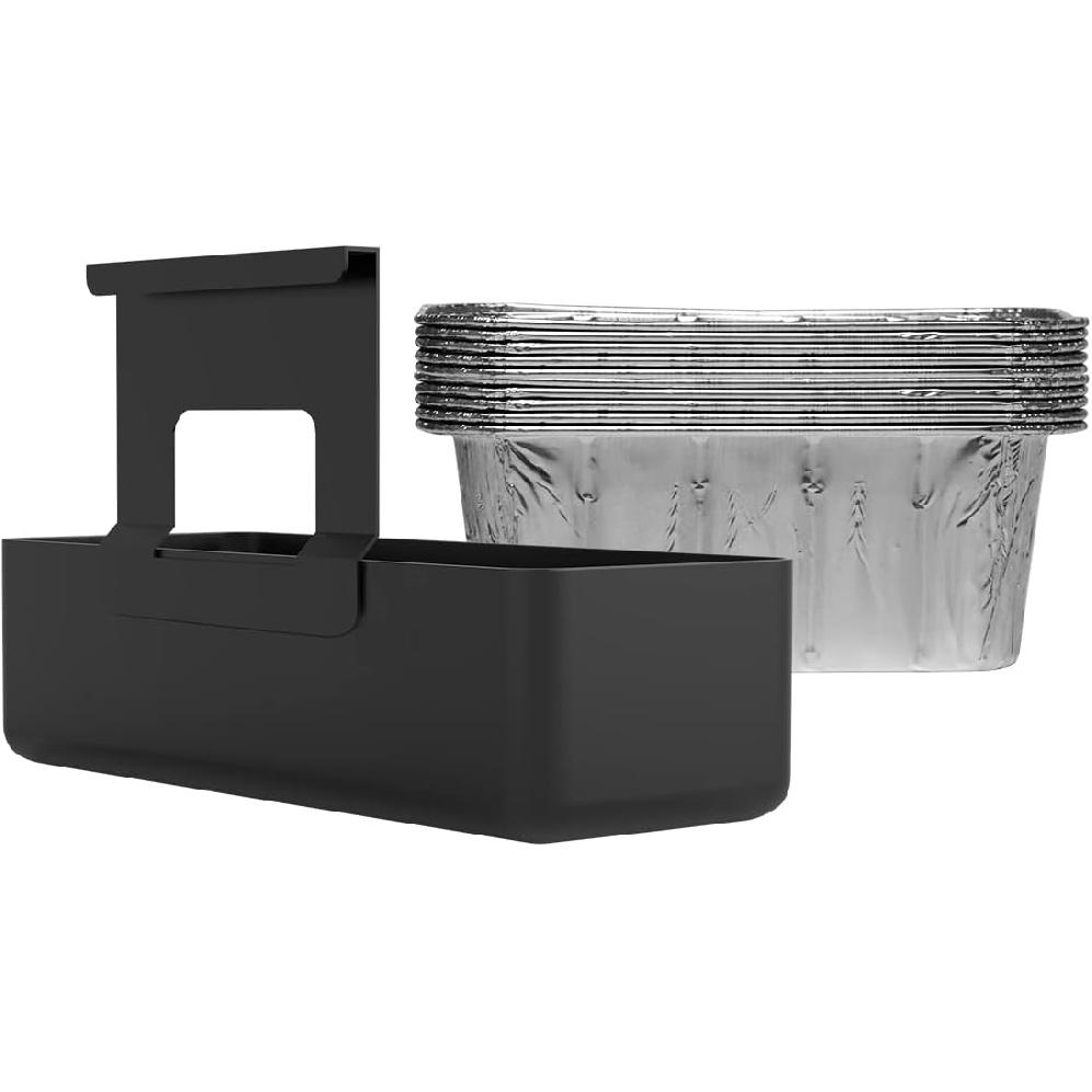 Griddle Grease Cup for Blackstone Griddle Accessories with 10 Pack Grease Cup Liners Drip Pan Fits Blackstone 17 22 28 36 Inch Griddle Grease Catcher