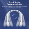 Hands Free Portable USB Rechargeable Hanging Neck Fan 5000mAh Leafless Power Bank for Travel Sports Home Office