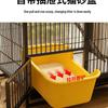Foldable Indoor Cat Cage with Toilet – Space-Saving Cat House and Balcony for Small Apartments