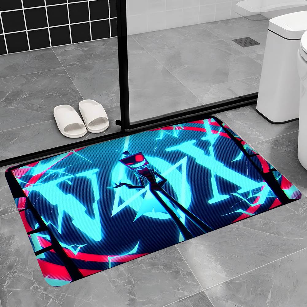 

Vox Hazbin Hotel Anime Floor Mat Retro Multiple Choice Living Room Kitchen Rug Non-Slip Modern Home Decor 40cm x 60cm