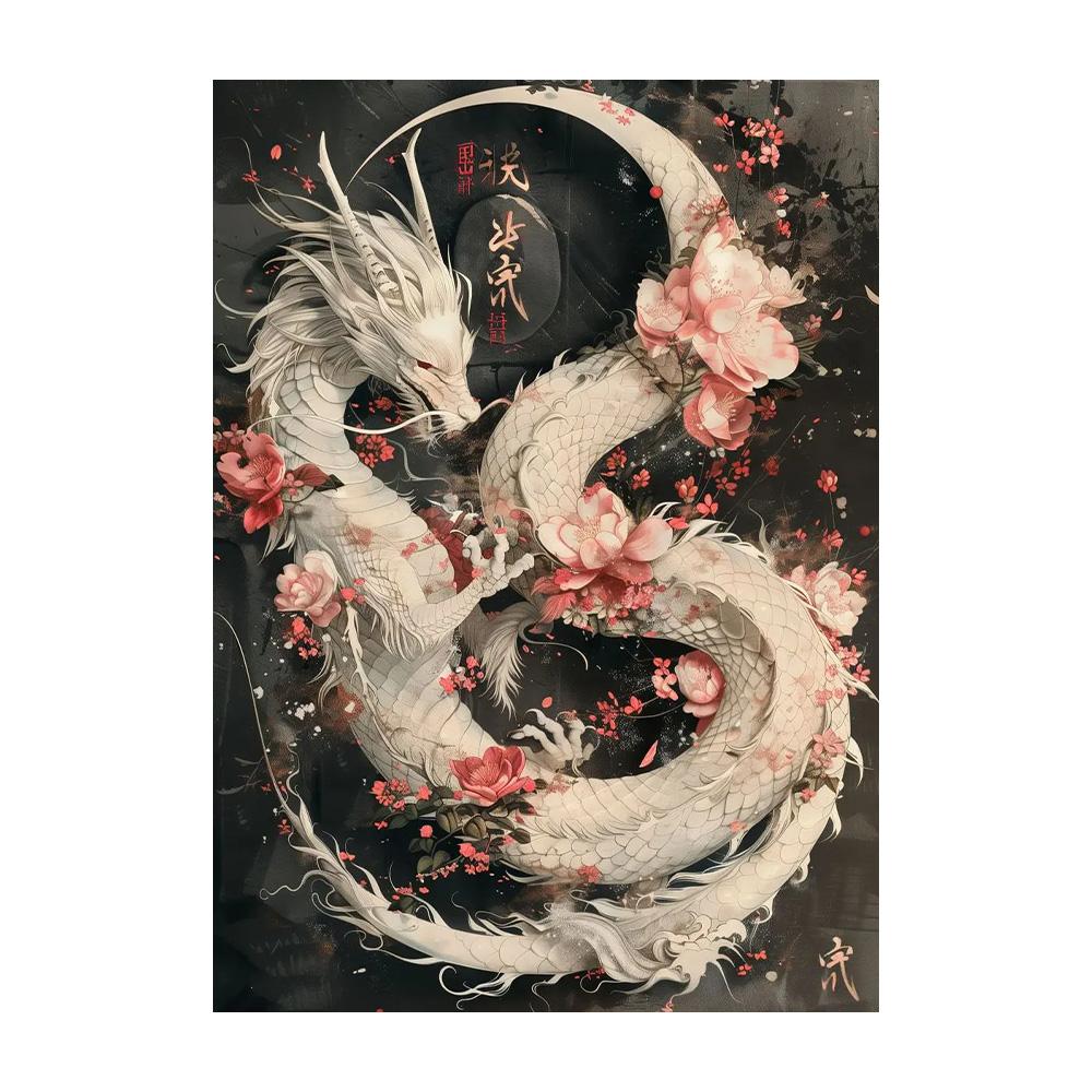 Japanese Landscape Samurai Geisha Bonsai Torii Gate Sakura Art Poster Canvas Painting Wall Prints Picture for Room Home Decor