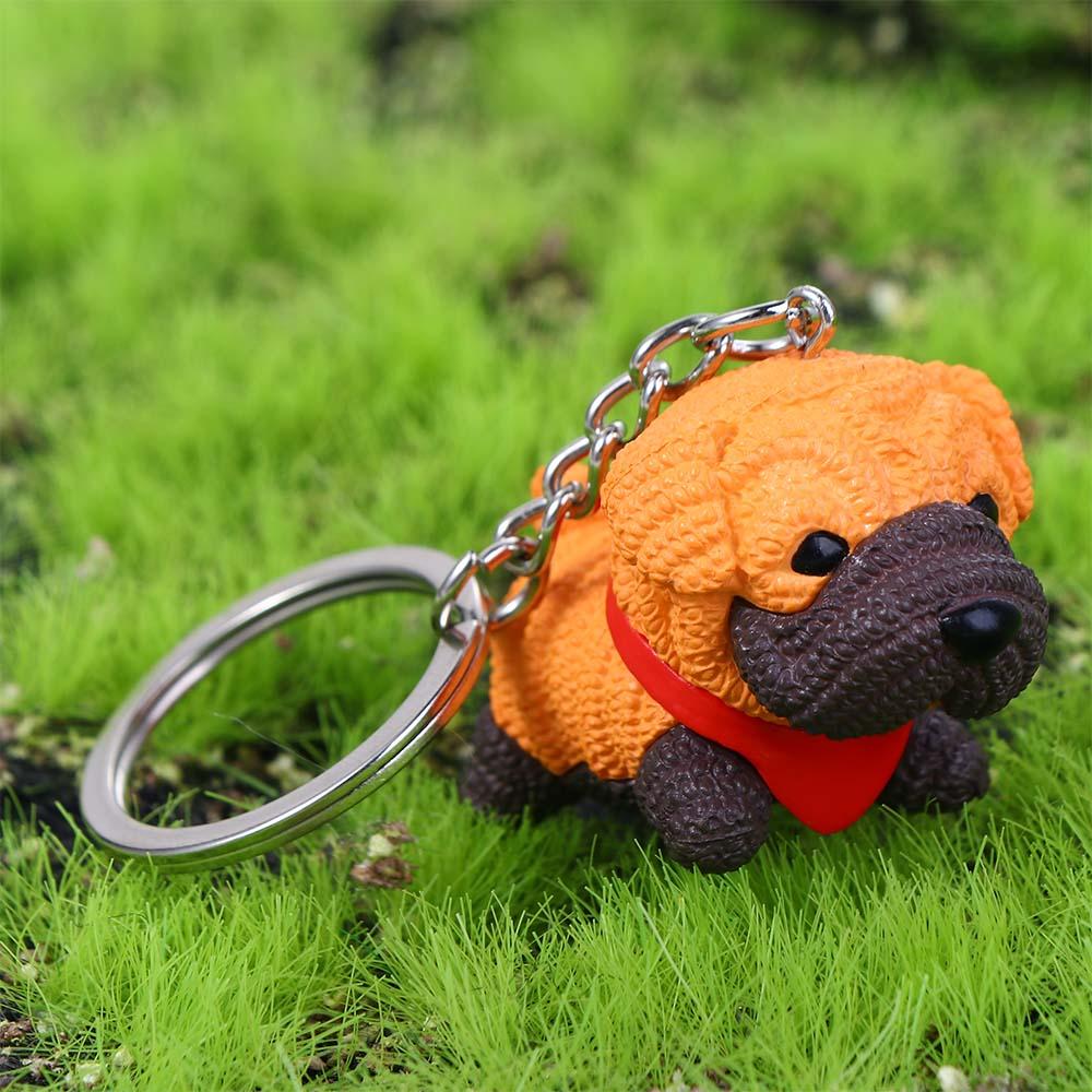 Interior Accessories Key Accessories Dog Doll Keyrings Keychains Bag Pendant Dog Mascot Keychain