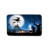 Halloween Shower Curtain Floor Mat Combination Four-Piece Set Bathroom Toilet Carpet Shower Room Foot Mat