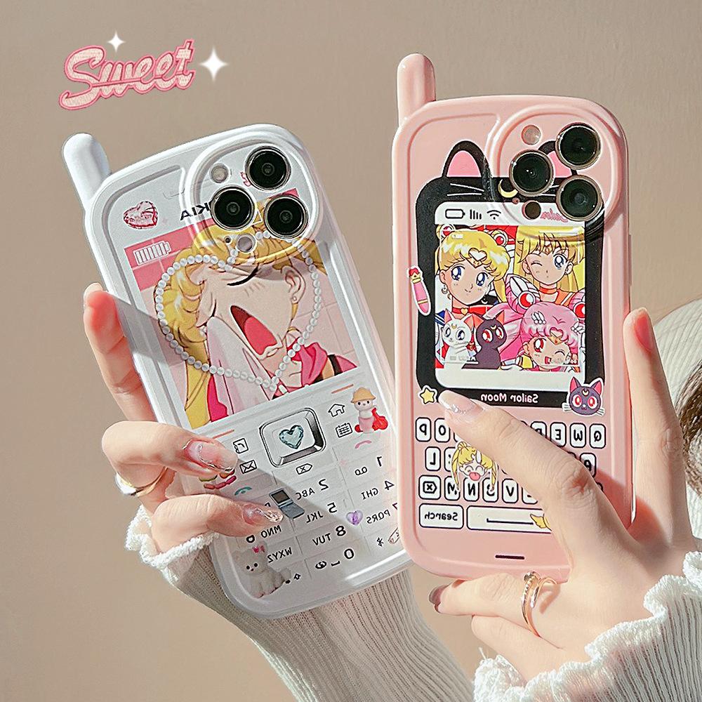 Beautiful Girl for IPhone17 for Apple X Mobile Phone Case 14pro Max Pink 15 Big Brother 11 Protective Cover