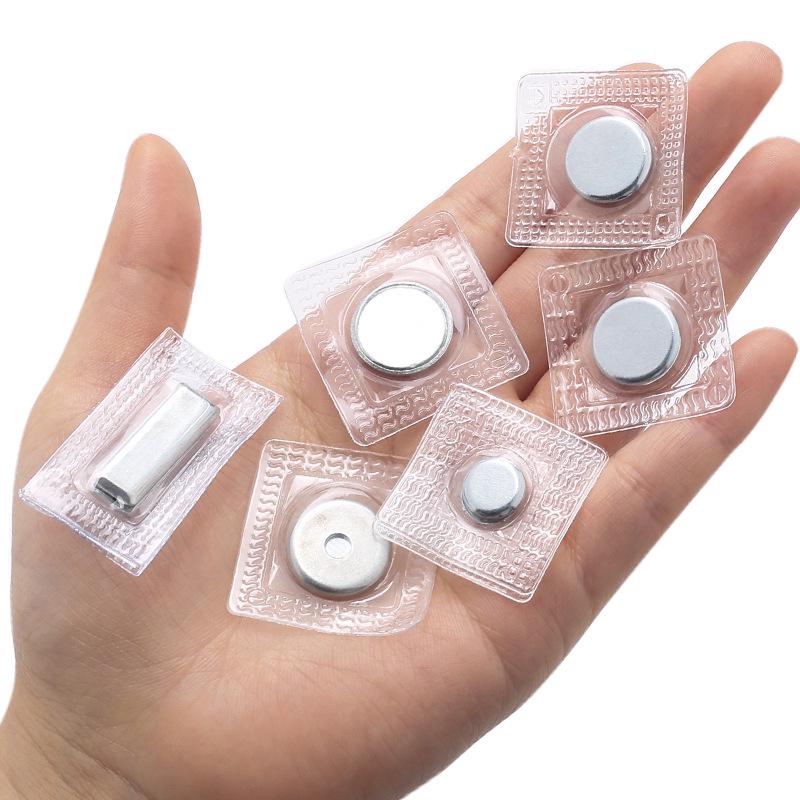 Magnetic Buckle Clothing Bags: Waterproof, Invisible, Strong Coat/Jacket Fasteners for Hand-Sewing.