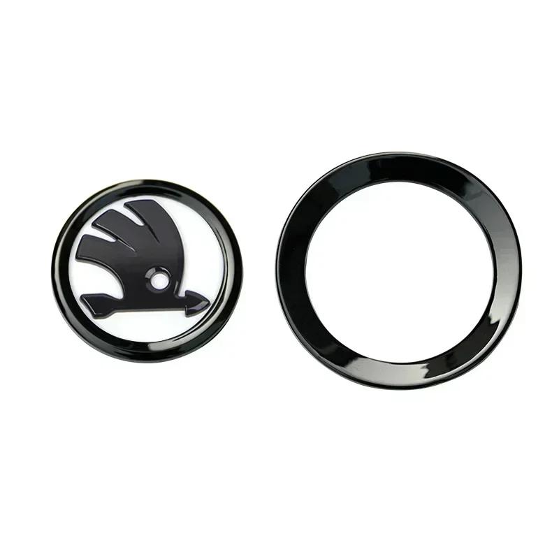 2025 Nieuw 46MM ABS Auto Stuurwiel Midden Logo voor Skoda Fabia Rapid Kodiaq Octavia Laura Superb 1 2 3 4 VRS Yeti Karoq Embleem