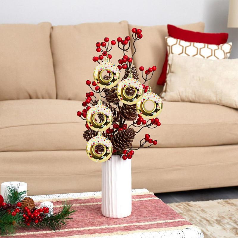 Donut Ornaments For Christmas Tree Christmas Tree Donut Ornaments Tree Ornament Christmas Tree Decor For Tea Tree Pendant Home