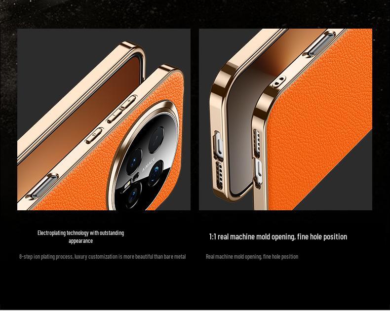 Nowe galwanizowane matowe etui ze skóry bydlęcej na telefon Honor Magic8 & 8Pro - Trwała i odporna na upadki ochrona