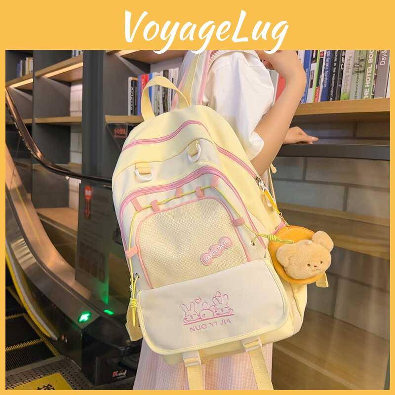 Trendy Lightweight Waterproof Backpack High Capacity Casual Bag For Men And Women