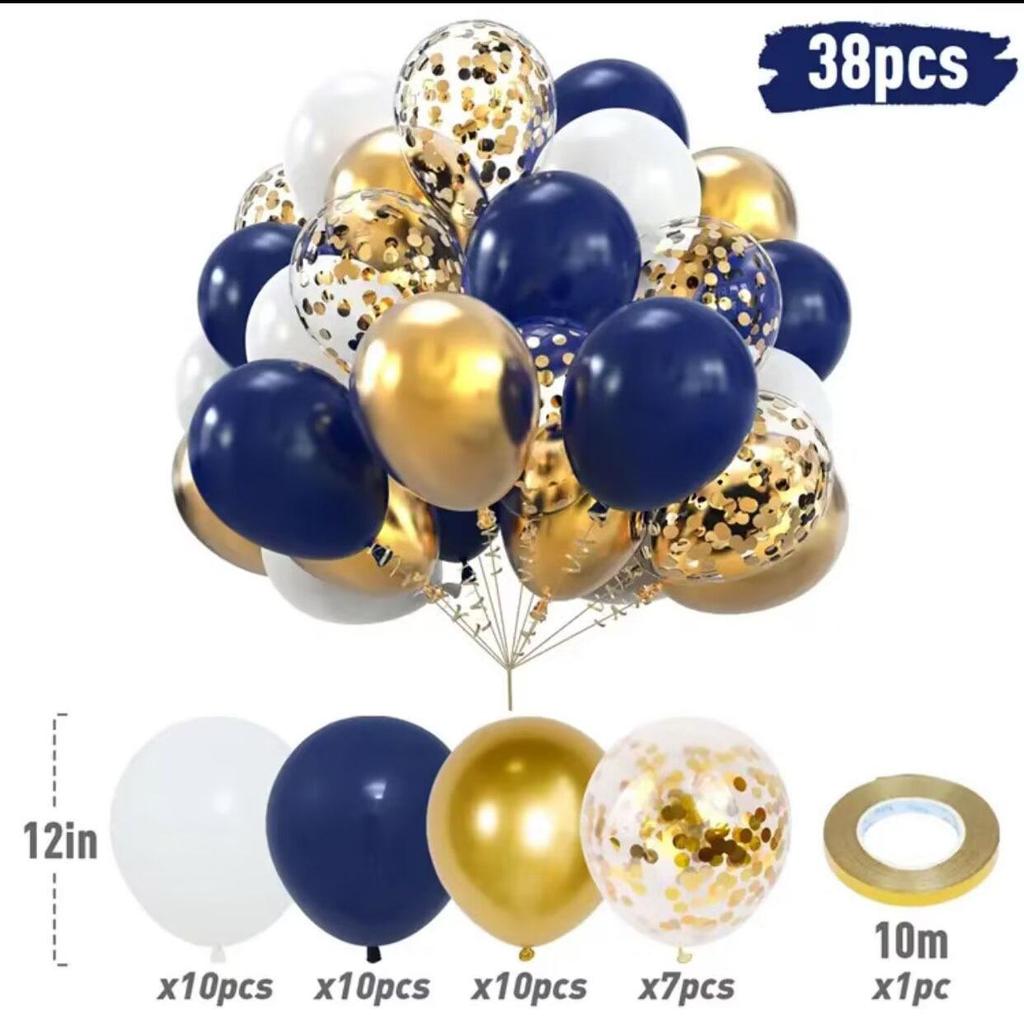 Birthday Party Balloon Set - Latex and Decorative Balloons for Celebrations
