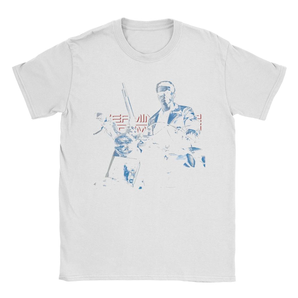 Movie Terminators T Shirt Men's  Pure Cotton Casual T-Shirts O Neck  Tee Shirt Short Sleeve Tops Gift Idea