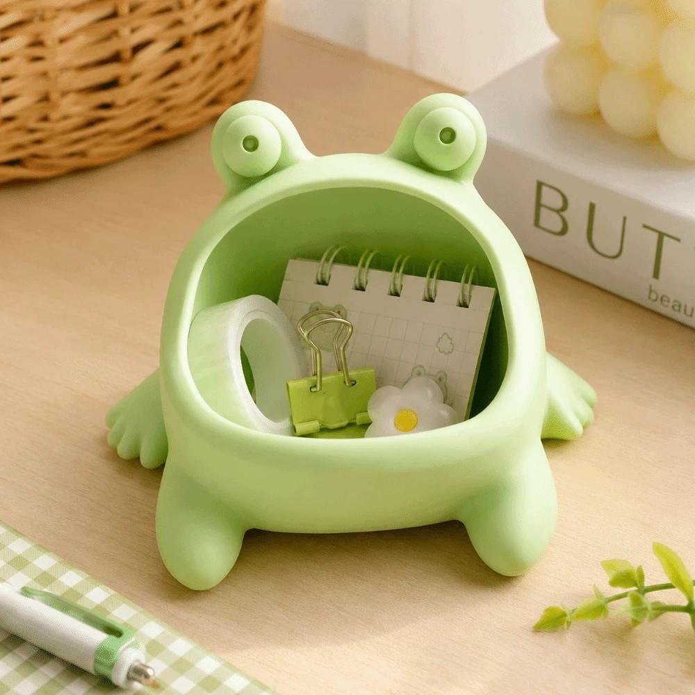 Caja de Almacenamiento Rana Boca Grande Adornos Soporte para Anillos Plato Creativo para Joyería Bandeja Regalo