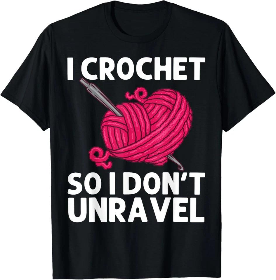 

Cool Crochet Art For Men Women Crocheter Crochet Crocheting T-Shirt XL