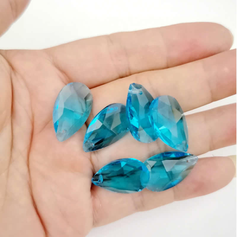 Wholesale lots Faceted Hole Crystal Glass rhinestones Teardrop loose beads jewelry Jewelry beads accessories 8X12/10X14m