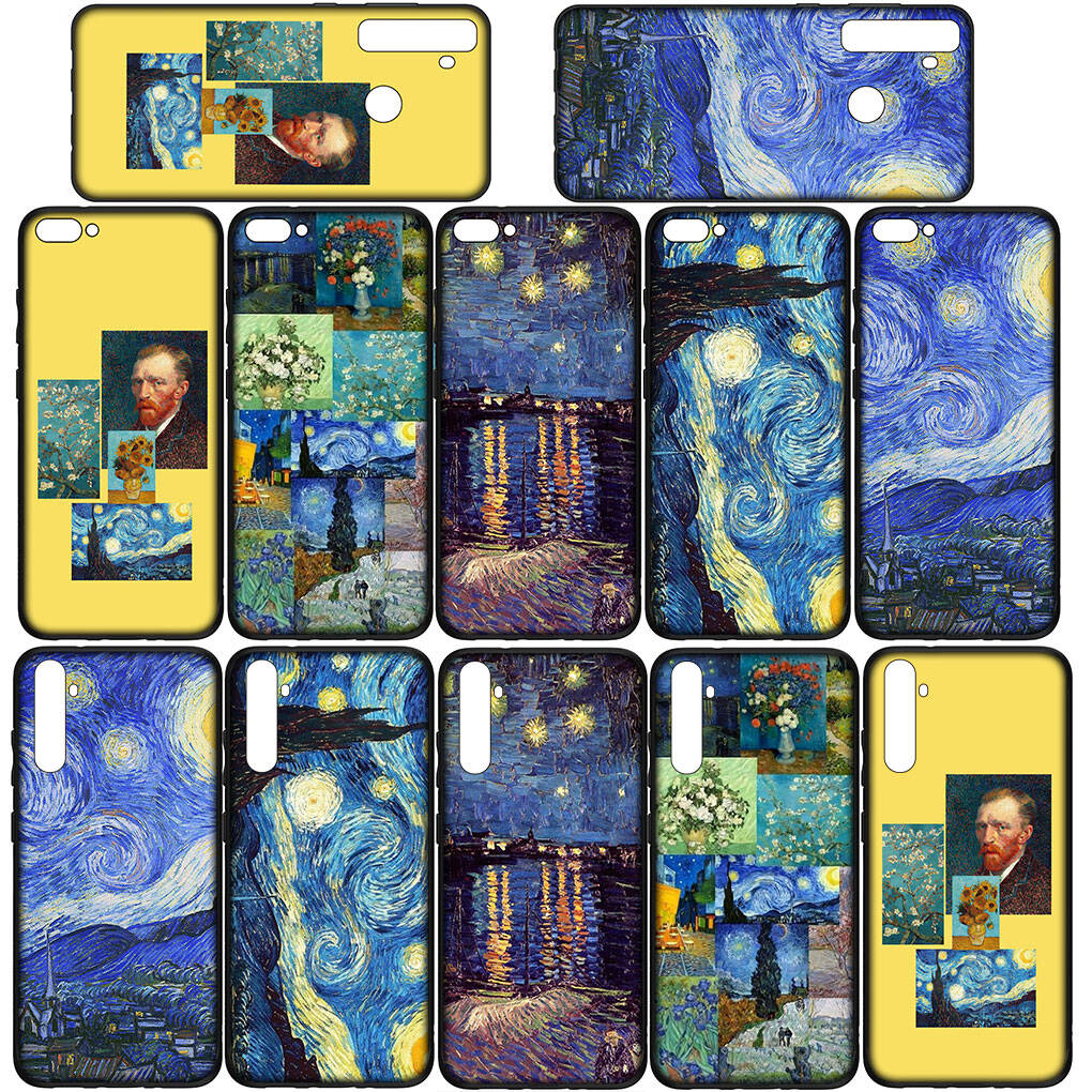 Case for iPhone 17 16 15 Xiaomi Poco F8 F7 X7 X6 M8 C85 C75 C71 Redmi Note 14 13 12 11 Pro Max A3 A4 14C 13C 15C Wallpaper Van Gogh Starry Night Cover