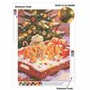 5D Diamond Painting Kit Christmas Gingerbread Full Drill Canvas Art DIY Rhinestone Craft for Bedroom Living Room Wall Decoration