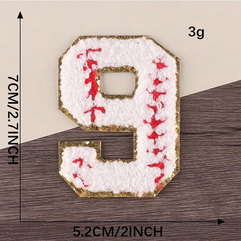 Gold Edge Chenille Smiley Face Embroidered Patch Badge