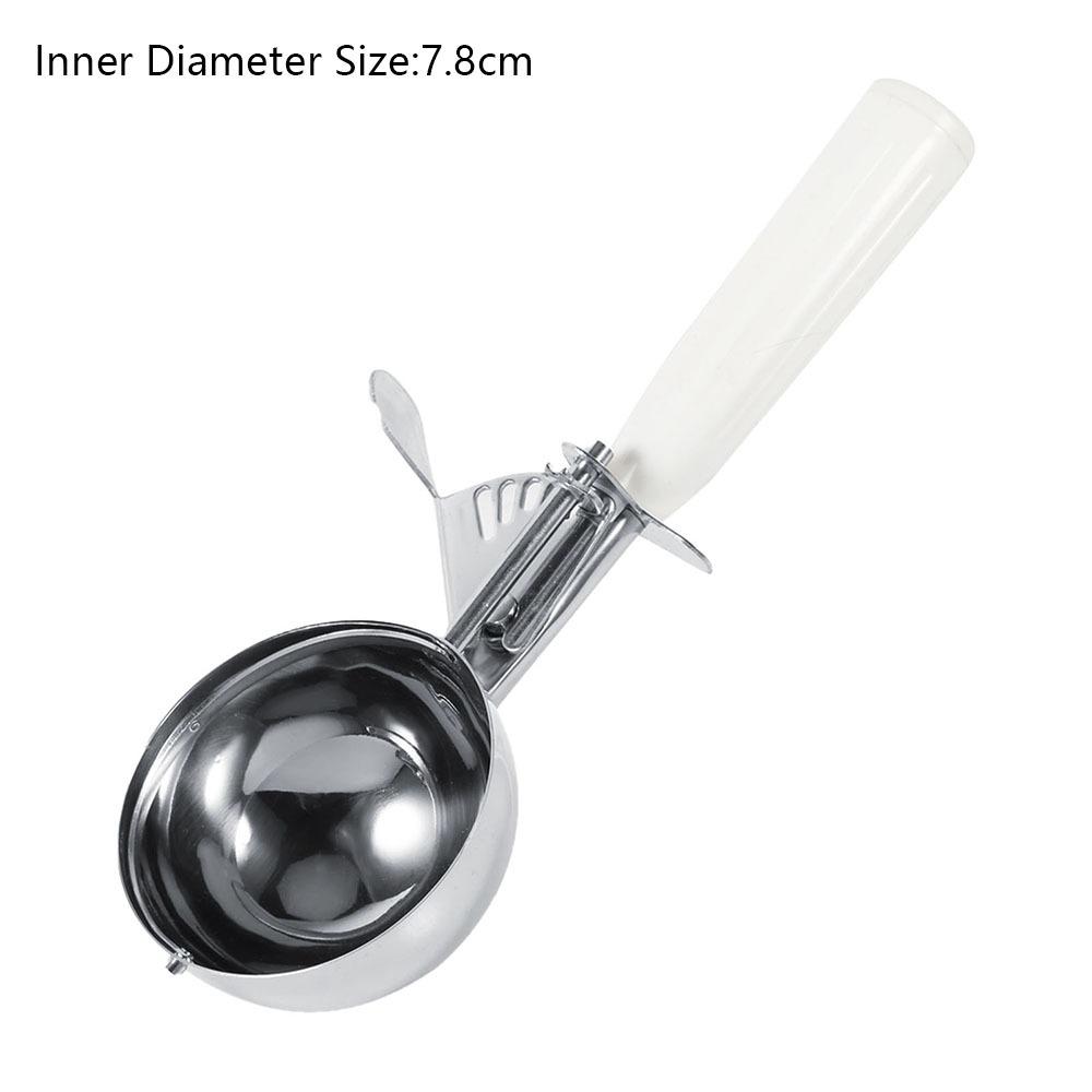 Gifts Stainless Steel Ice Cream Scoops Handle Portable Watermelon Baller Spoon Ball Kitchen Tool