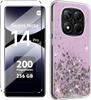 Carcasă Argintie Folie Strălucitoare Glitter Pentru Xiaomi Redmi 14C Note 14 Pro Plus 4G 5G husă Capac Moale din Silicon