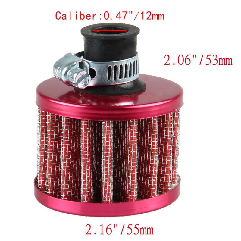 12mm Car Motor Cold Air Intake Filter Turbo Vent Crankcase Breather