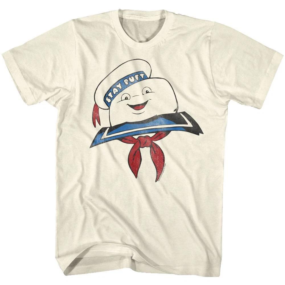 Ghostbusters Stay Puft Head Men s T Shirt S