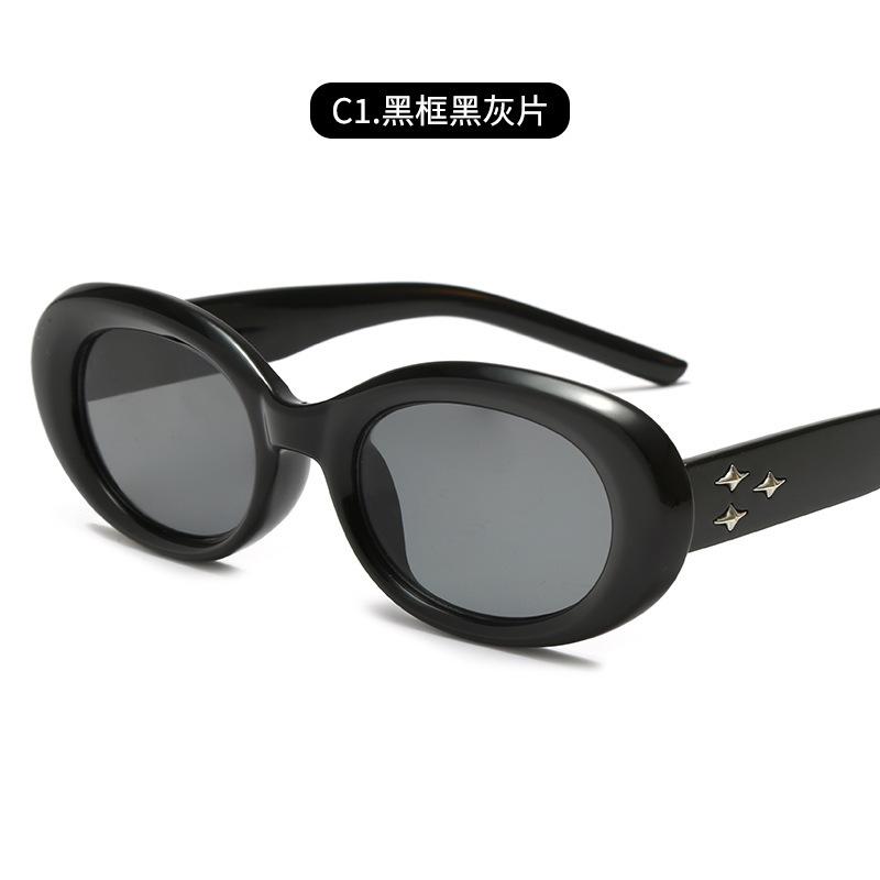 Autumn And Winter Millennial Babes Sunglasses Women'S Trendy Retro Cat'S Eye Street Shot Wearing Eve Sunglasses Men