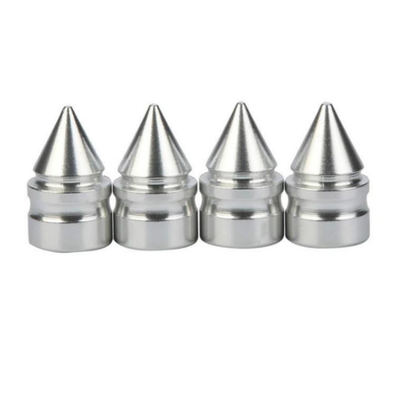 4 Pcs/lot Car Accessories Dust-proof Wheel Tires Valve Caps Motorcycle Cone Shaped for Various Models