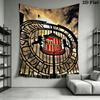 Sunderland Wall Tapestry Aesthetic Wall Hanging Printed Fabric Blanket Decorative Tapestries for Bedroom Living Room Home Decor
