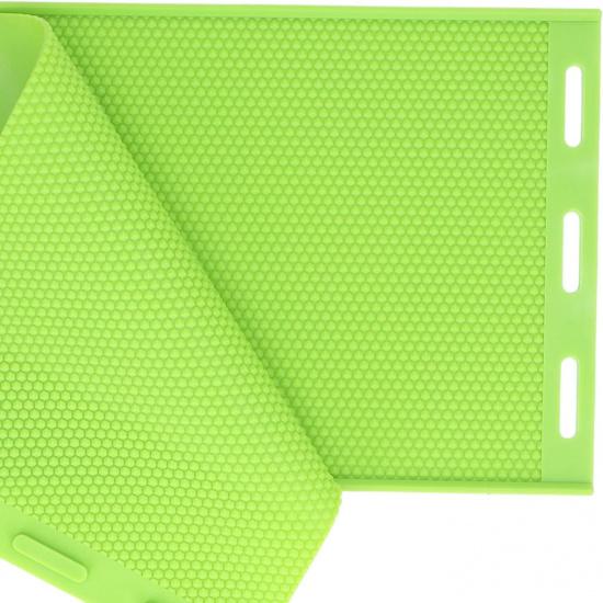 TOPINCN 2Pcs Beeswax Sheet Beewax Sheet Silicone Beeswax Flexible Beeswax Press Embosser Machine Honeycomb Sheets