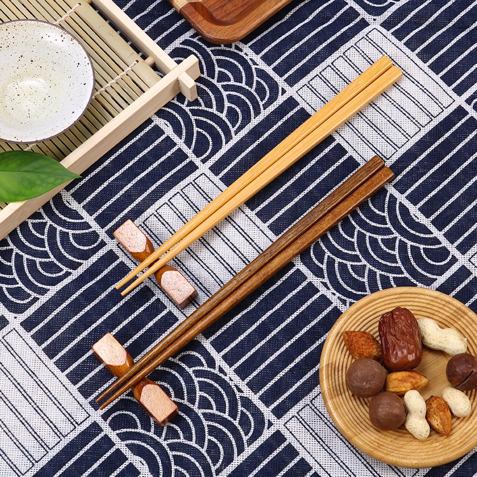 Yoshiki Kobo Wooden Chopsticks Set of 5 for Gift Perfect for Celebrations and (YOSHIKI) 5, Colors, Guests, Boxed, Gifts, SDGs, Plastic-Free, YK-C5